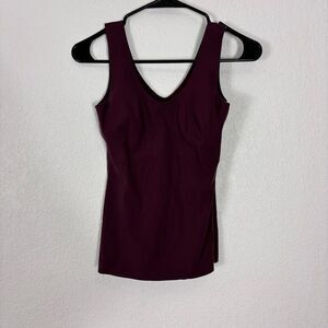 Knix by Knixwear Luxelift Dark Purple Shapewear Tank Top Size Small